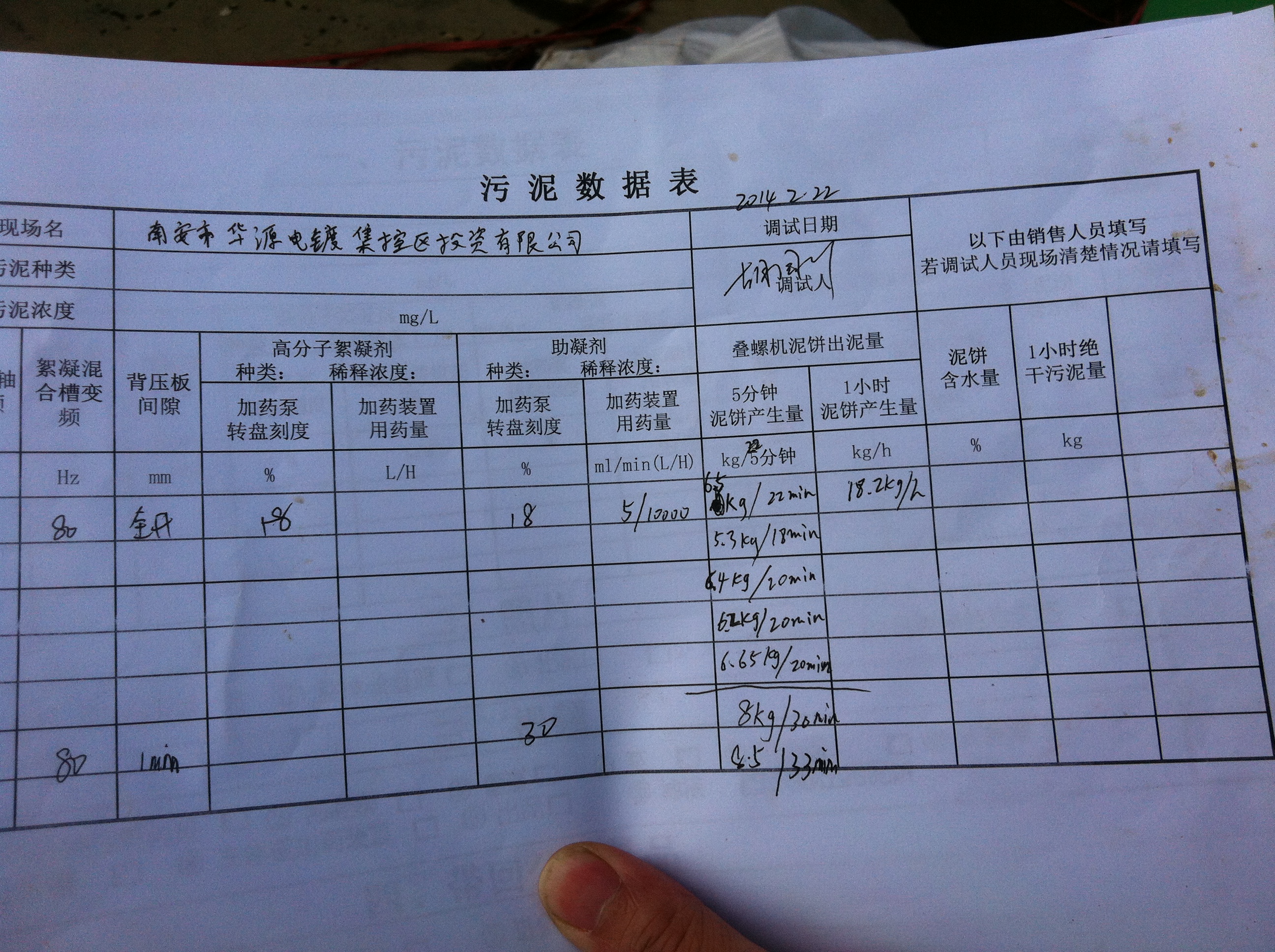 福建嘉诺-叠螺机运行记录