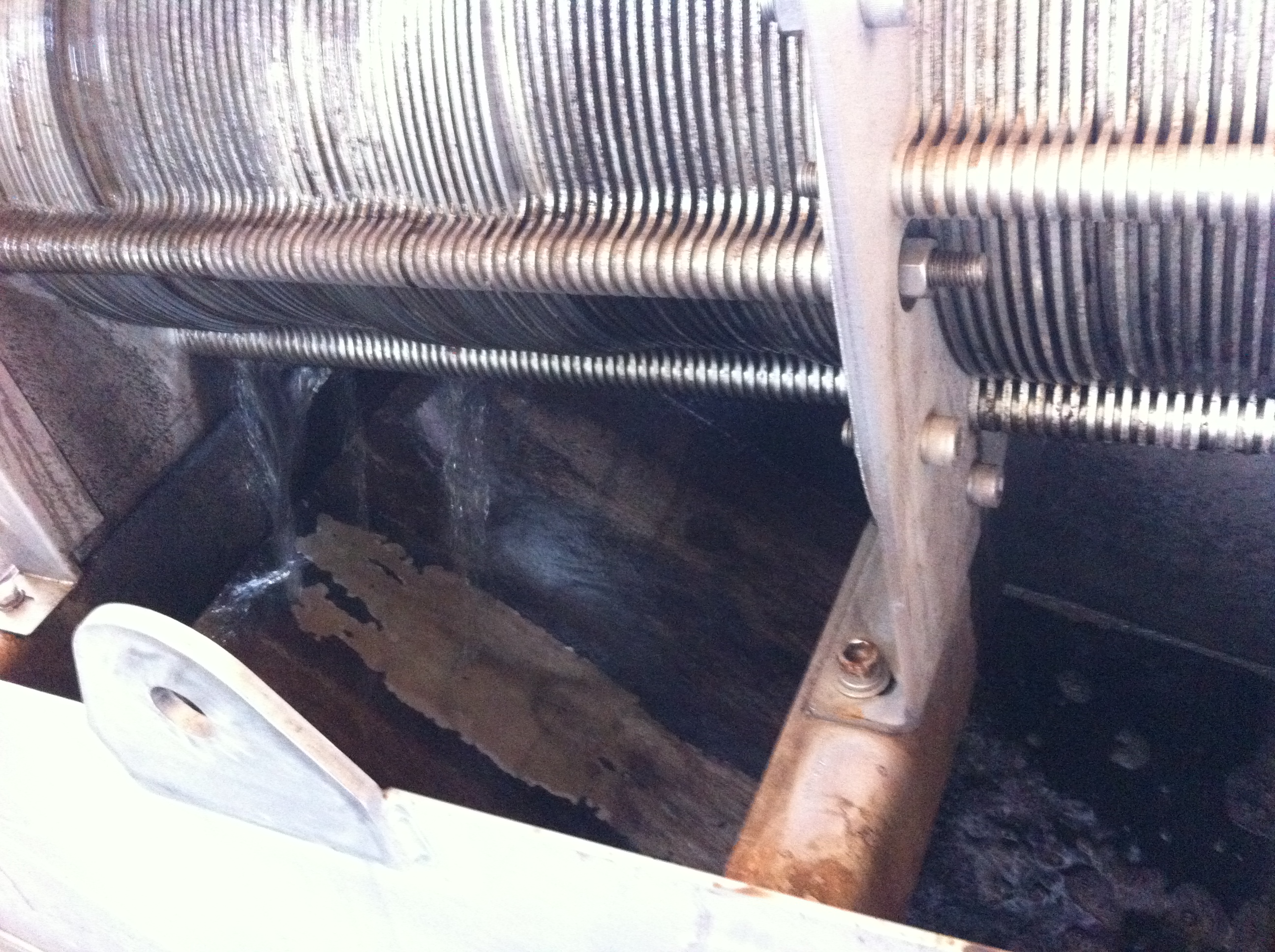 浙江大明食品长-屠宰厂-叠螺机出水情况2