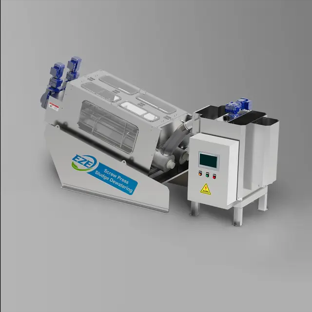 Screw Press Sludge Dewatering Delivers High-Efficiency Wastewater Sludge Treatment